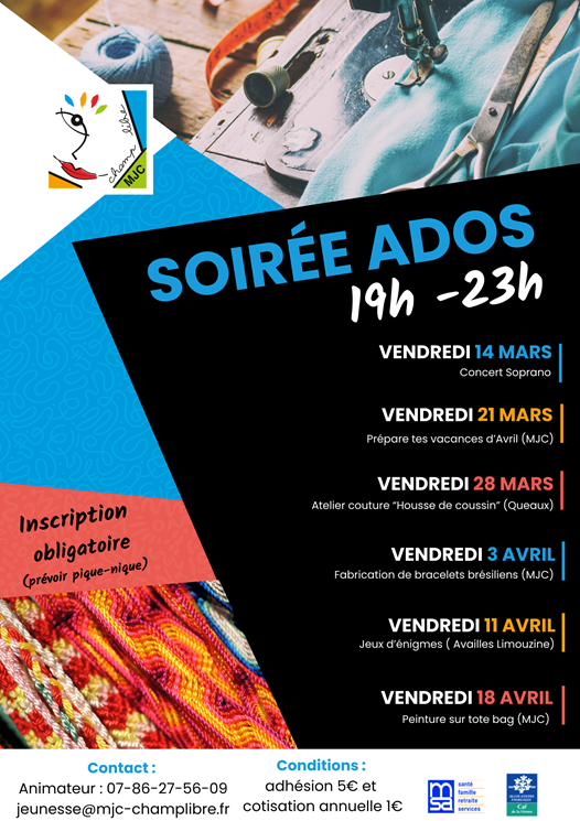 MJC SOIREE ADOS